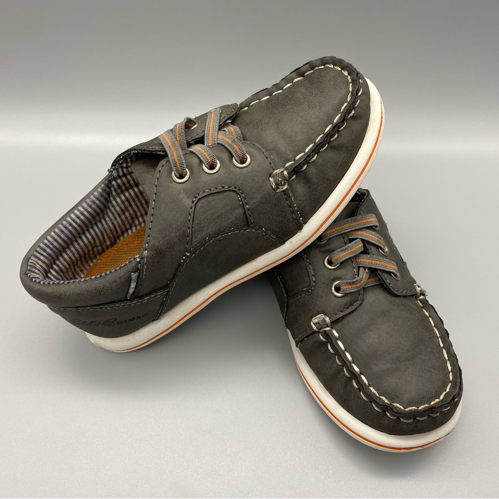 Toddler Eddie Bauer Grey Loafers 10 - see description